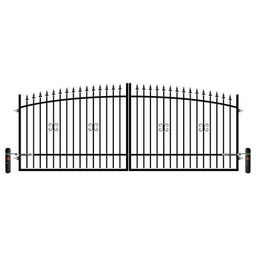 Brama dwuskrzydłowa Damian RAL 9005 400 x 130