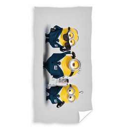 RĘCZNIK bawełniany dziecięcy MINIONKI 70x140 cm