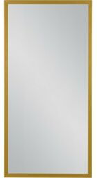 Lustro łazienkowe w złotej ramie aluminiowej 40x80cm
