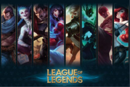 Plakat League of Legends - Mistrzowie