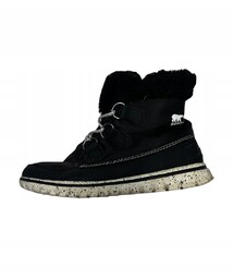 Biskie czarne kozaki damskie sznurowane Sorel 39