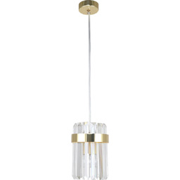 Light Prestige Kryształowa lampa wisząca Vetro LP-2910/1P GD