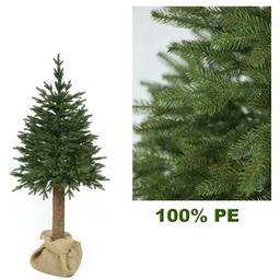 Choinka sztuczna Świerk Naturalny PE na Pniu 160