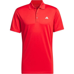 Adidas Męska koszulka polo CORE adidas Performance-XXL-czerwona kolegiata
