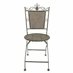Metalowe Krzesło Prowansalskie Ażurowe Clayre & Eef