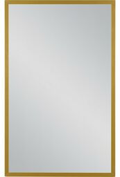 Lustro łazienkowe w złotej ramie aluminiowej 50x80cm