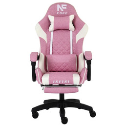 Fotel Gamingowy z tkaniny INFINI Core Pink