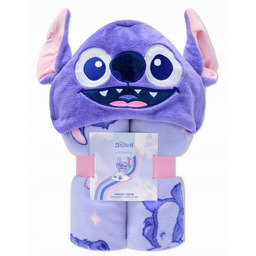 Koc narzuta z kapturem Disney Stitch 120x150 cm