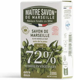Mydło prowansalskie Oliwka 72%, Maitre Savon, 100g