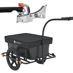 PRZYCZEPKA TRANSPORTOWA BAGAŻOWA ROWEROWA 90L DO ROWERU +