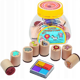 Ozdobne Stempelki Zestaw Do Dekoracji Kartek Dla Dzieci