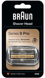 Braun Folia + blok ostrzy Braun 94M Silv