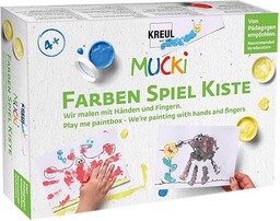 KREUL 29101 - Farby do malowania palcami Mucki,