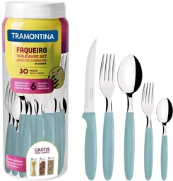 Tramontina 23398-288 IPANEMA sztućce ze stali nierdzewnej, jasnoniebieski,