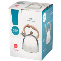 Czajnik nierdzewny Alex 2,3 l srebrny