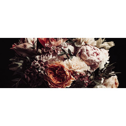 Obraz GLASSPIK 50 x 125 cm GL373 BOUQUET