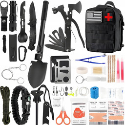 NAJWIĘKSZY ZESTAW WOJSKOWY SURVIVALOWY 92w1 FUNKCJE I ELEMENTY