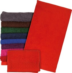 RĘCZNIK FROTTE REIS T-INDIA-70X140; CIEMNOPOMARAŃCZOWY (70x140)