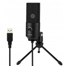 Mikrofon Do Komputera Gamingowy Studyjny Z Statywem Usb