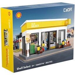 CADA Klocki plastikowe Budynek Sklepik Shell C66027W
