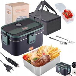 Elektryczny Lunchbox Podgrzewacz Jedzenia Pojemnik Oszczędność Energii 1.8L