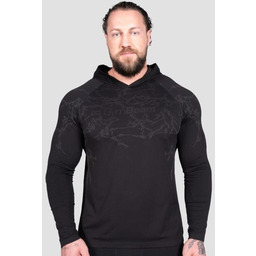 GymBeam Koszulka z długim rękawem Static Black