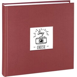 HAMA Album Fine Art Jumbo Białe kartki Bordowy
