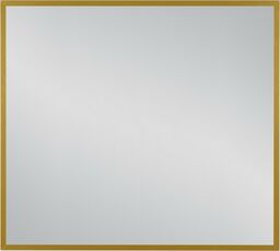 Lustro łazienkowe w złotej ramie aluminiowej 90x80cm