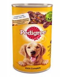 PEDIGREE Adult puszka 6x1200g - mokra karma pełnoporcjowa