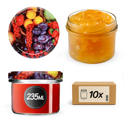 Słoiki na przetwory Tartu 235ml 10szt 82mm +