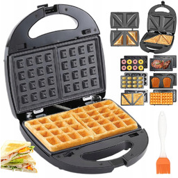 Wielofunkcyjna Patelnia Elektryczna 750W Do Gofrów Steków Pączków