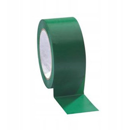 Taśma Ostrzegawcza z klejem ZIELONA 50mm/33m PVC