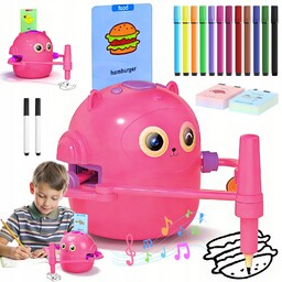 Zestaw Robota Rysującego Edukacyjny Montessori Z Kartami