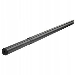 Ikea Hugad Karnisz, czarny, 210-385 cm