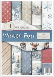 ITD Collection Papier do decoupage, Winter Fun 21