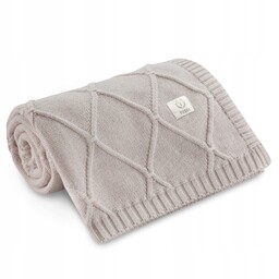 Kocyk Bawełniany Diamonds 80x100 Light Beige