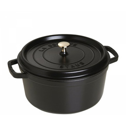 Staub Garnek żeliwny Okrągły 6.7l Czarny La Cocotte