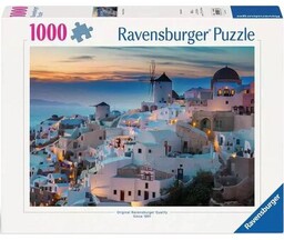 RAVENSBURGER Puzzle Wieczór na Santorini (1000 elementów)