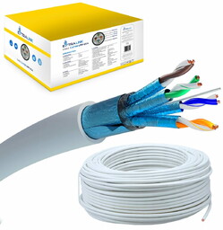 Extralink CAT6A FTP (F/FTP) V2 Wewnętrzny Kabel sieciowy