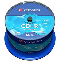 Płyty CD-R Verbatim 700MB Cake 50szt. 43351