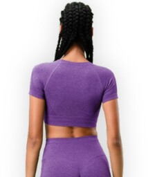 Luigi Di Focenza Damski termoaktywy Crop Top Tonic