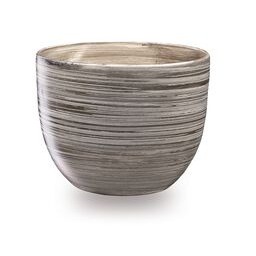 Donica ceramiczna Baryłka 6 R2223 29 cm szary