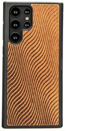 Bewood Drewniane etui do Galaxy S22 Ultra, Fale