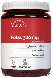 Cytrynian Potasu 380 mg, Vitaler''s, 60 kapsułek