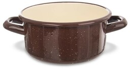 Orion Garnek emaliowany Brown, 1 l, 1 l