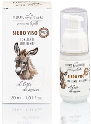 Nawilżające Serum Liftingujące do Twarzy z Mlekiem Oślim,