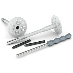 Kołki styropianu z metalowym trzpieniem 36cm 50szt