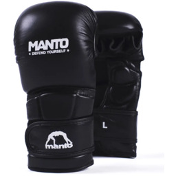 MANTO Rękawice Treningowe Sparingowe Do MMA PRO Black/White