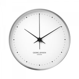 Georg Jensen KOPPEL Zegar Ścienny 30 cm Srebrny