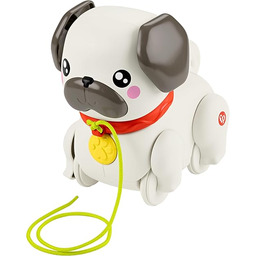 Fisher-Price Pets Spacerowy Mopsik Zabawka dla dzieci zachęcająca